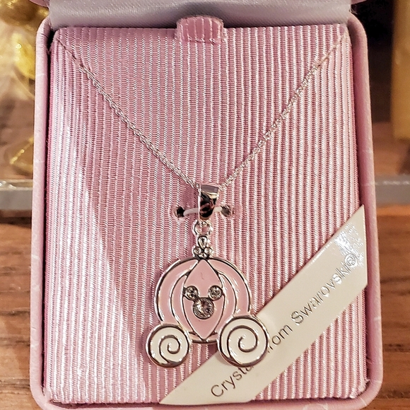 DISNEY PARKS CINDERELLA'S CARRIAGE NECKLACE - Picture 2 of 3